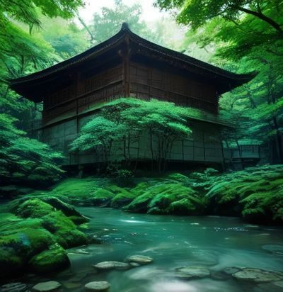 青井草莓种植基地清晨时分，连片草莓植株在薄雾中泛着红色，果实饱满下垂，露珠挂在叶片边缘，整齐的垄行延伸至远处山脚，呈现出一种安静而丰盛的田园氛围